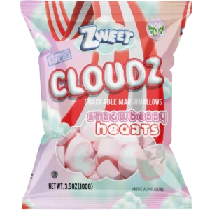 Marshmallow Strawberry Hearts | 3.5 oz