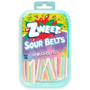 Zweet Unicorn Kiss Sour Belts: 6-Piece Box