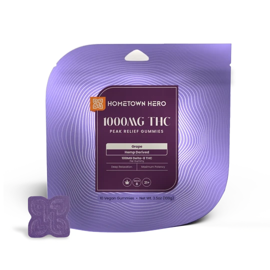 Grape - Peak Delta 8 Gummies
